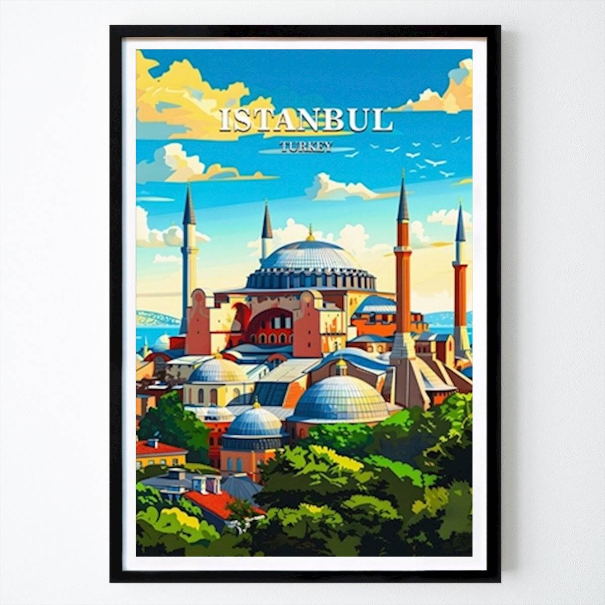 Istanbul Turkiet - Poster av Dustin deyer - Stad