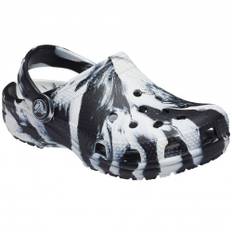 Crocs Womens/Ladies Marble Clogs - 4 UK / White-Black