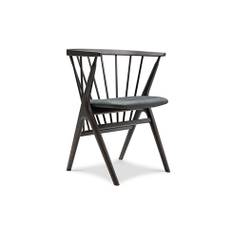 No 8 Chair i Eg Sort / Sort Læder | Sibast Furniture