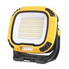 Peowuieu Bärbar LED-Strålkastare med Starkt Ljus, Ficklampa, Utomhuscamping, Fiske, Nödläge, Laddningsbar Arbetslampa,