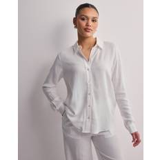 Selected Femme - Hvid - Slfviva Ls Shirt Noos - EU 38