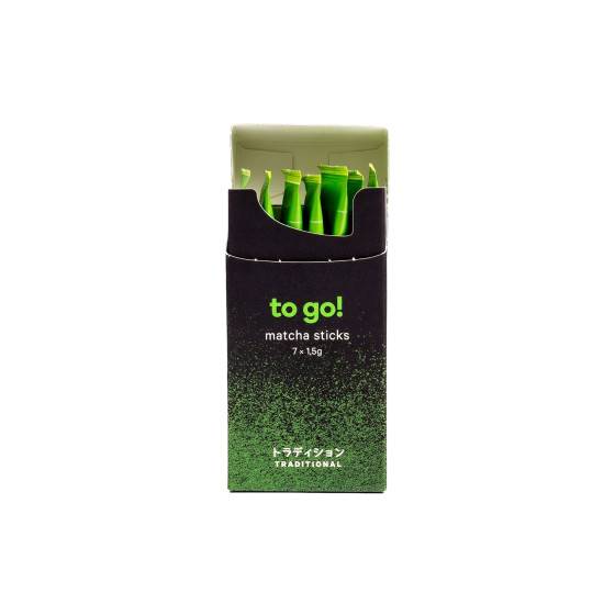 Ekologiska matcha-pinnar Moya Matcha To Go! Traditional, 7 st.