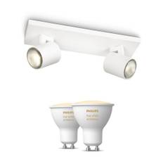 Philips Runner spotlampe, 2 spots, Hue White Ambiance pærer