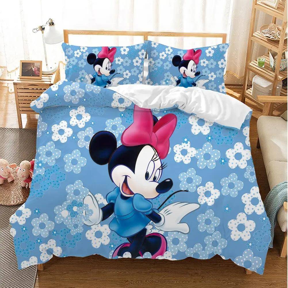 Påslakan med Minnie Motiv i Snötema, 210 x 240 cm