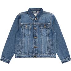 The New Tnnavis Denim Jacket Str 110-116 cm/5-6 år Denim - Medium Blue Denim Sommerjakker hos Magasin
