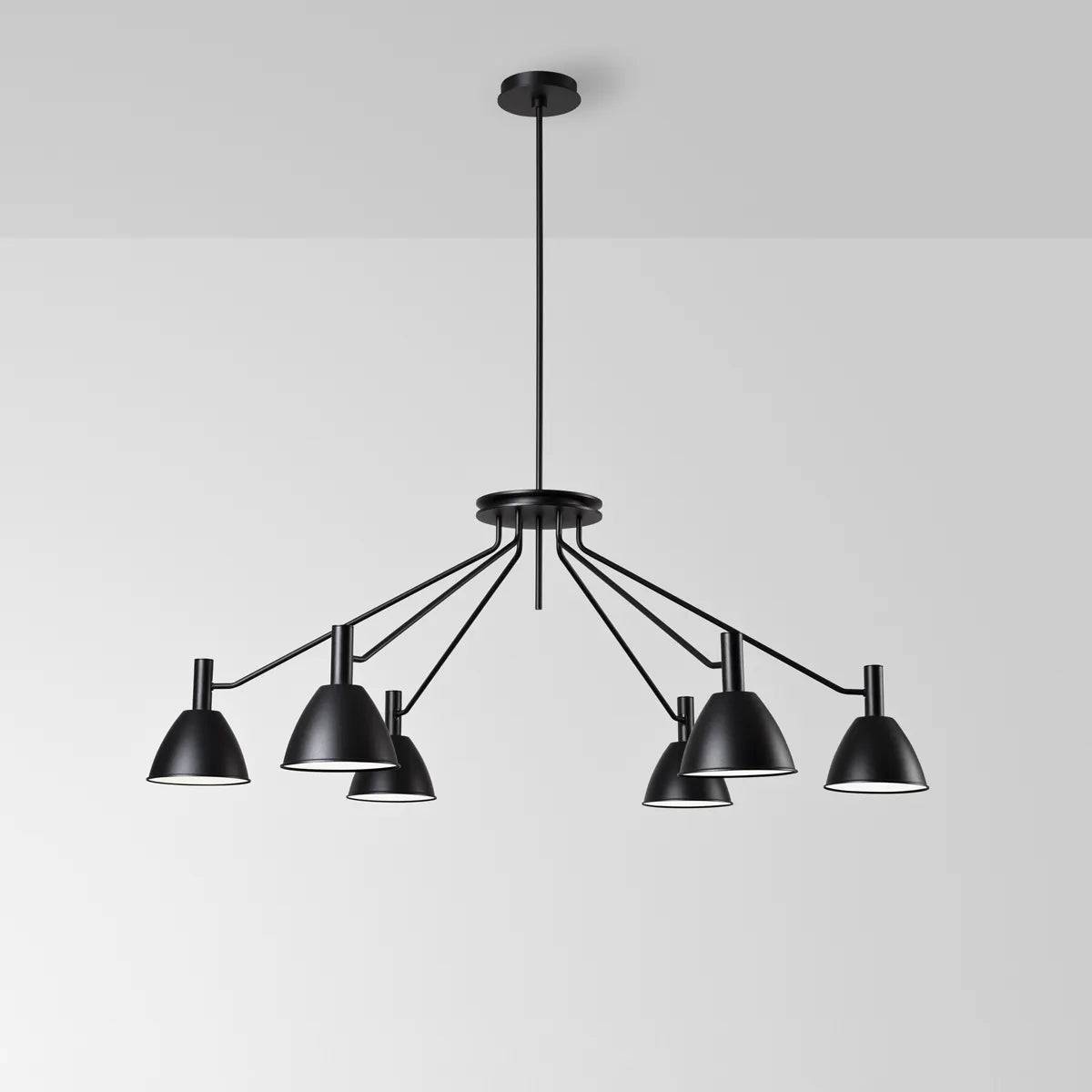 Bauhaus 90 S6 pendel Lumini - Sort
