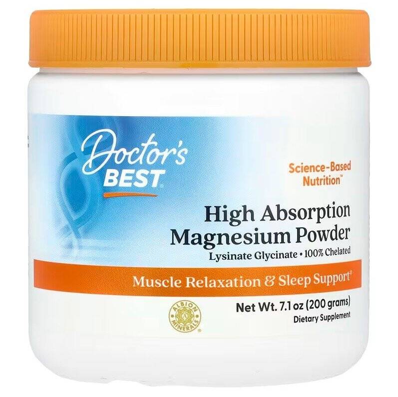Højt optageligt Magnesium pulver, 200g
