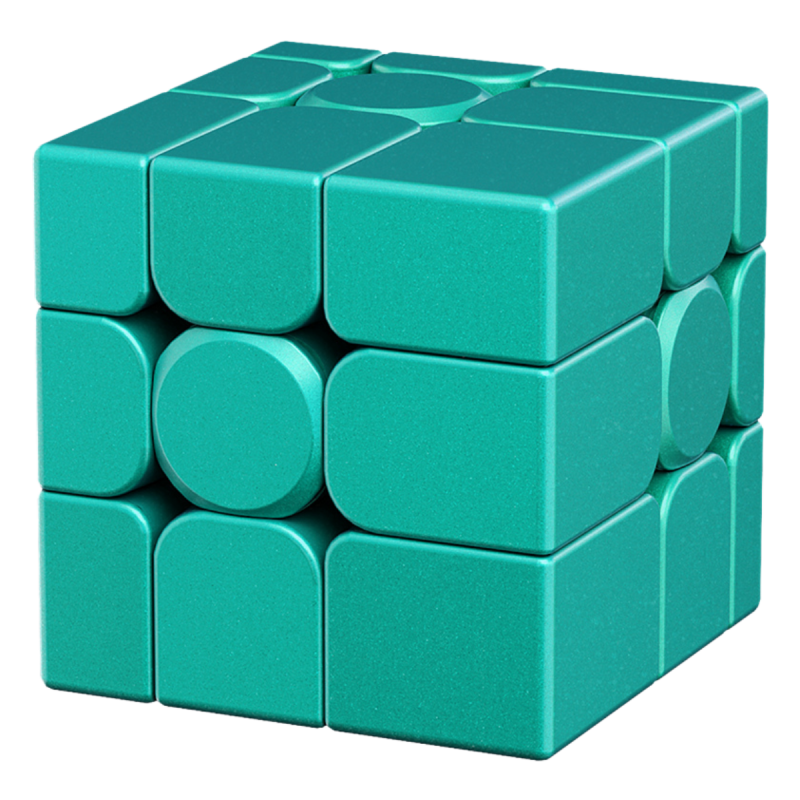MoYu Mirror Cube 3x3 V2 Green Stickerless - Rubiks Kub
