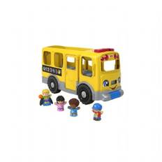 Fisher Price Little People Bus Stor Gul Skolebus HCJ13