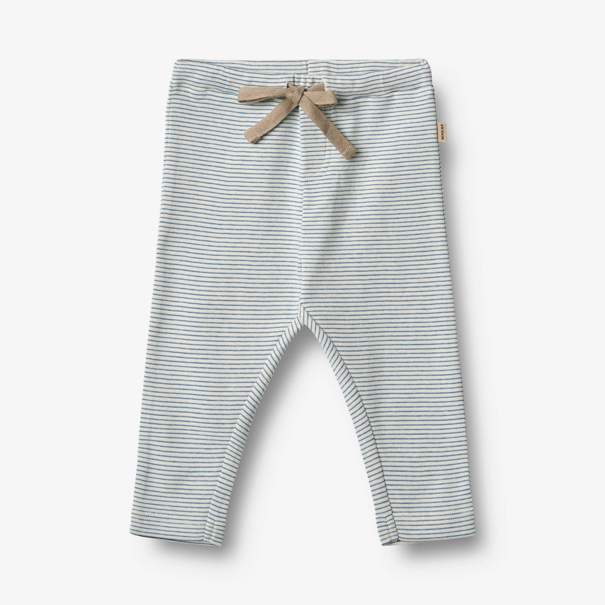 WHEAT® - Jersey Bukser Manfred - blue stripe - Str 74.