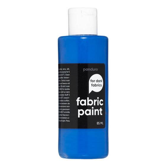 Fabric Paint 85 ml – blå täckande textilfärg för mörkt tyg - Blå
