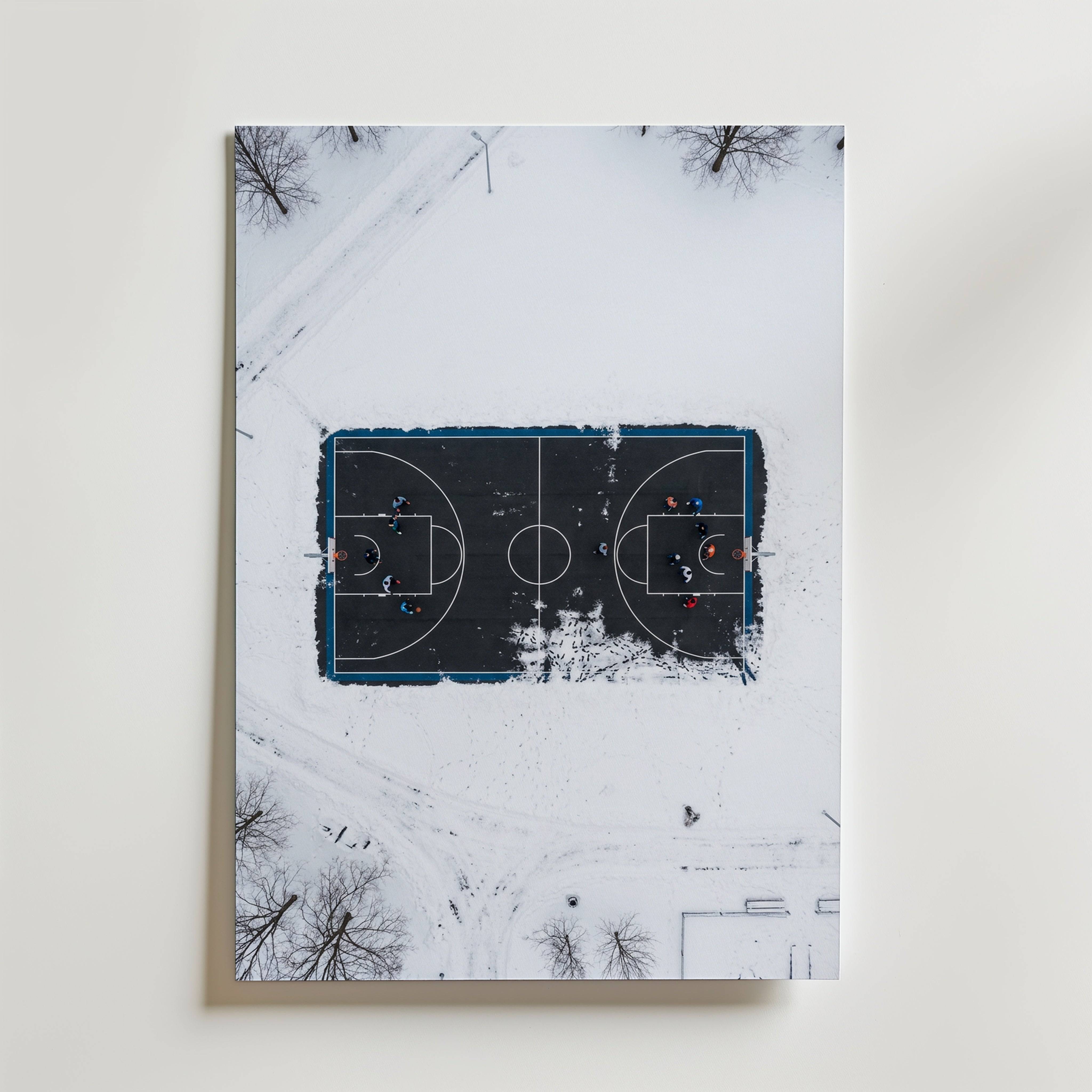 Winter Court Poster - Premium Canvas 100x140 cm