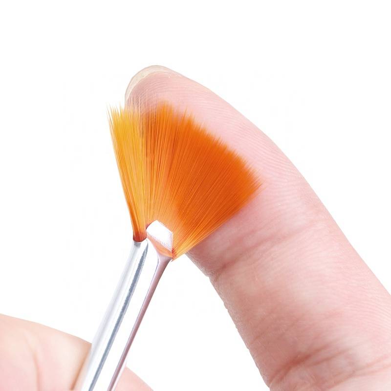 Personalized Pinceau Brochas Nail Art Fan Brush Multiple Function Facial Beauty Application Brush Mash Fan Brush