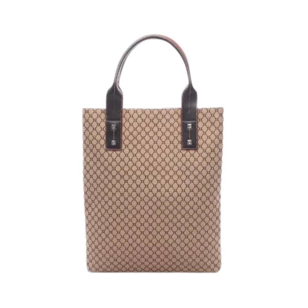 Celine Vintage - Pre-owned Macadam Läder Nylon Canvas Tote Bag Vintage - Dam - ONE Size - Läder