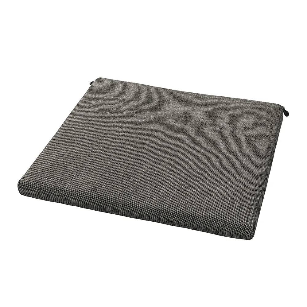 Grythyttan Stålmöbler, Pude A2 & Bovik, sort meleret, L 41 B 44 H 3 cm
