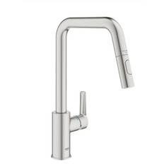 Grohe Start kitchen faucet 30631DC0 supersteel, high spout, dual rinsing spray