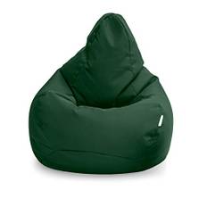 Loft 25 Saccosäck Gamer Stol | Utomhus Inomhus Vardagsrum Beanbag Seat | Vattentålig | Ergonomisk Design För Kroppsstöd | Slitstark & Bekväm (Green)
