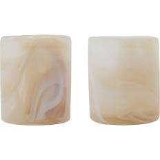 House Doctor Kae Fyrfadsstage 2 stk. H8 cm, Beige
