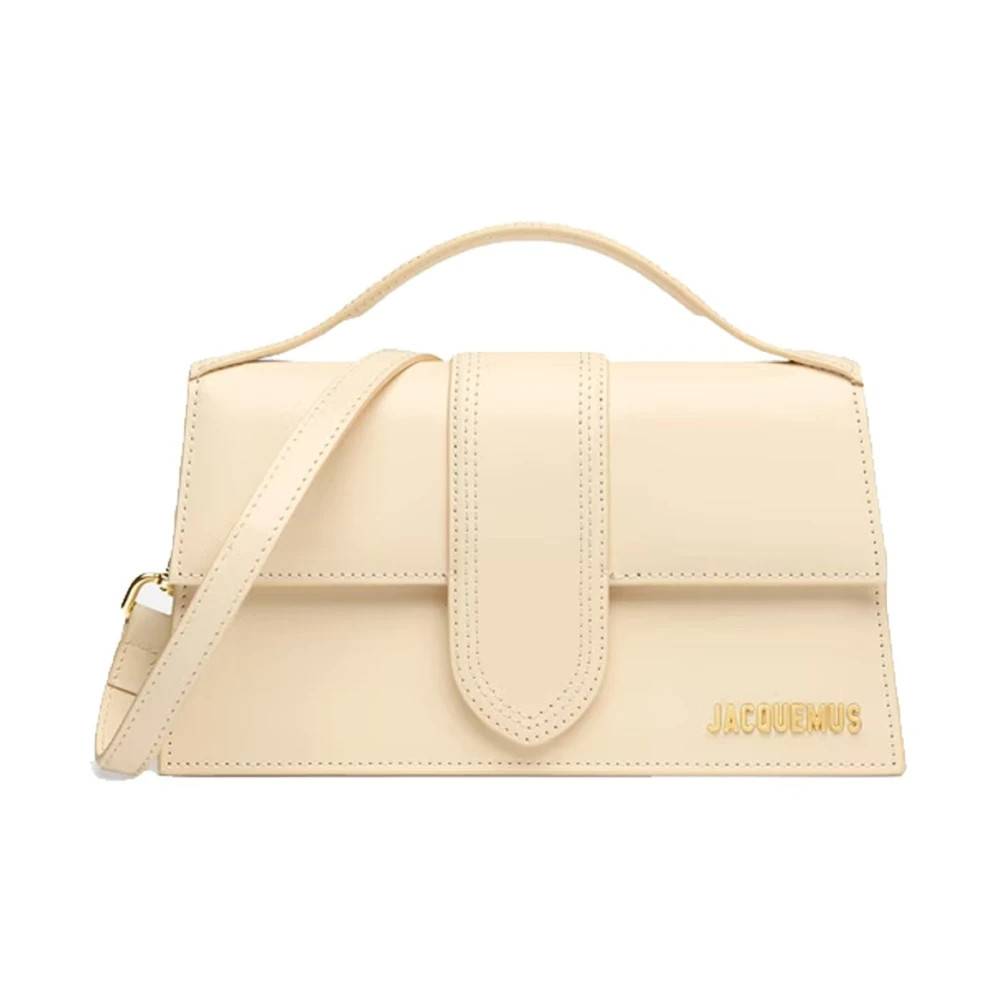 Jacquemus Elegant Ivory Skuldertaske - Tasker - Dame - Beige - ONE SIZE - Uld
