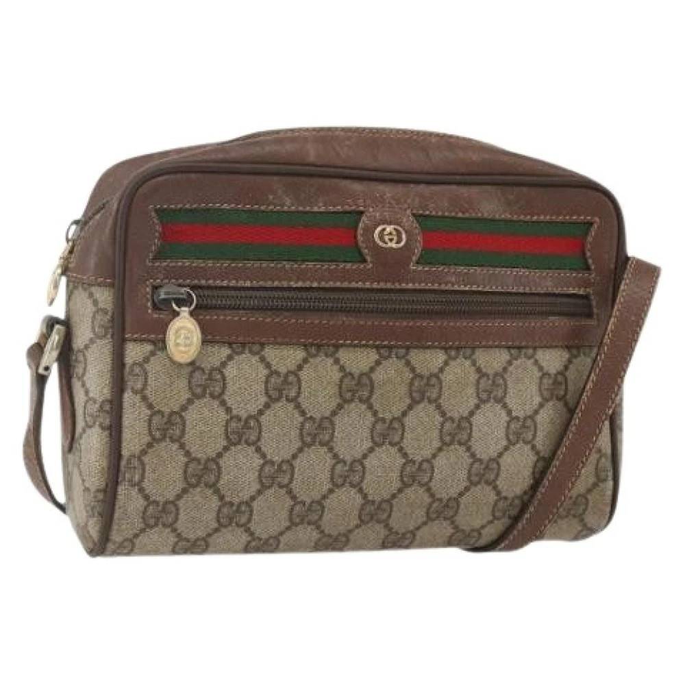 Gucci Vintage - Pre-owned Canvas Crossbody Väska Vintage - unisex - ONE Size -
