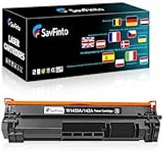 SavFinto 142A (MED CHIP) toner ersättning för HP W1420AX 142X W1420A 142A patron kompatibel med HP Laserjet M110 M110w MFP M139 M139w M140 M140w (1 svart)