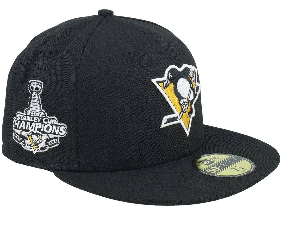 New Era Hatstore Exclusive x Pittsburgh Penguins Stanley Cup Champions 17 59FIFTY Black Fitted