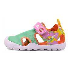 adidas LEGO x Terrex Captain Toey J Green Glow Orchid Kids Sneakers Bliss-Orchid Semi-Coral HQ5848 31½