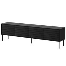 Belonger Tv-bänk 200 cm - Svart TV bänk & mediabänk