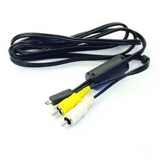 RCA-kabel för Samsung S860 / S850 / S85 / S760 / S750 / S730 / S1060 / S1050, TV, DVD, Blu-Ray, Kamera, Konsol – 0,6m AV-kabel, RCA-kontakt, Komposit Audio-Video