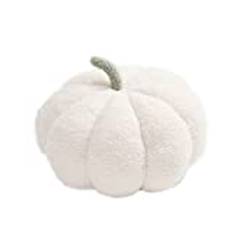 SZETOSY Pumpa prydnadskudde - pumpa soffa prydnadskudde dekorativ för hem Kingdergarden fotografering halloween dekorativ kudde 28 cm vit