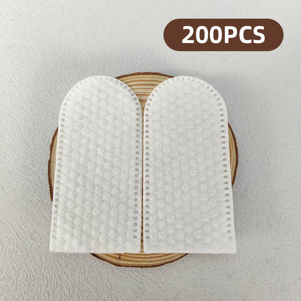 200pcs Pet Finger Cots, Disposable Non-woven Fabric For Cleaning The Mouth, Teeth, Finger Cots For Brushing
