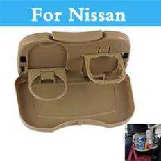 Dubbel bil mugghållare dryckeshållare biltillbehör för nissan tiida versa wingroad x-terra march x-trail teana terrano - Svart