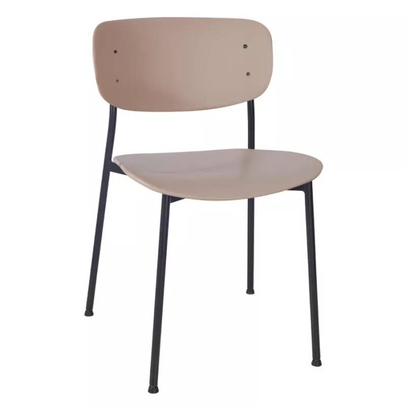 Greenwich PP stol (Svart, Taupe)