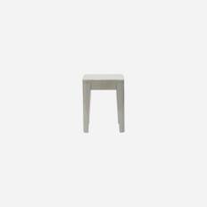 Stool, hdmolone, gray - Gray / Mango Wood, Iron, Sealer, Gray Stain, Lacquer