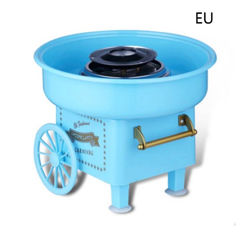 Nostalgi vagn sockervadd maskin mini godis floss maker hemanvändning - Röd / Oss