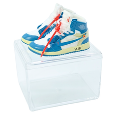 Miniature sneakers - Nike Air Jordan 1 "Off-White University Blue"