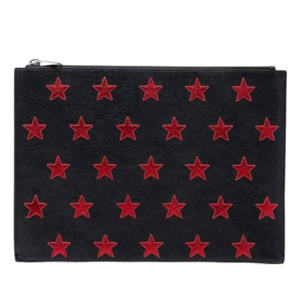 Yves Saint Laurent Vintage Pre-owned Læder Clutch - Vintage - Dame - Sort - ONE SIZE - Læder