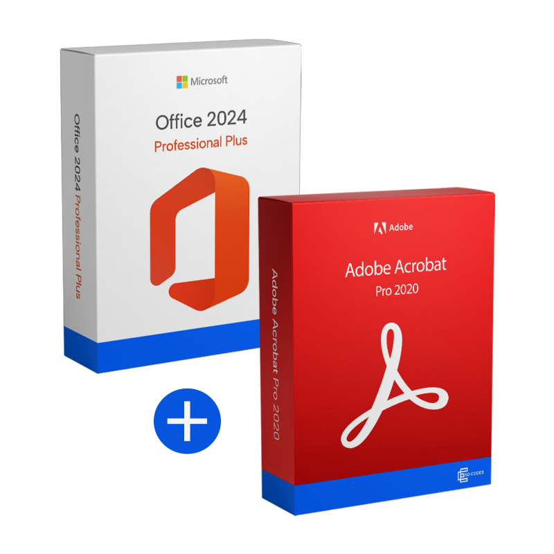 Office 2024 Pro Plus and Acrobat Pro DC 2020 Bundle