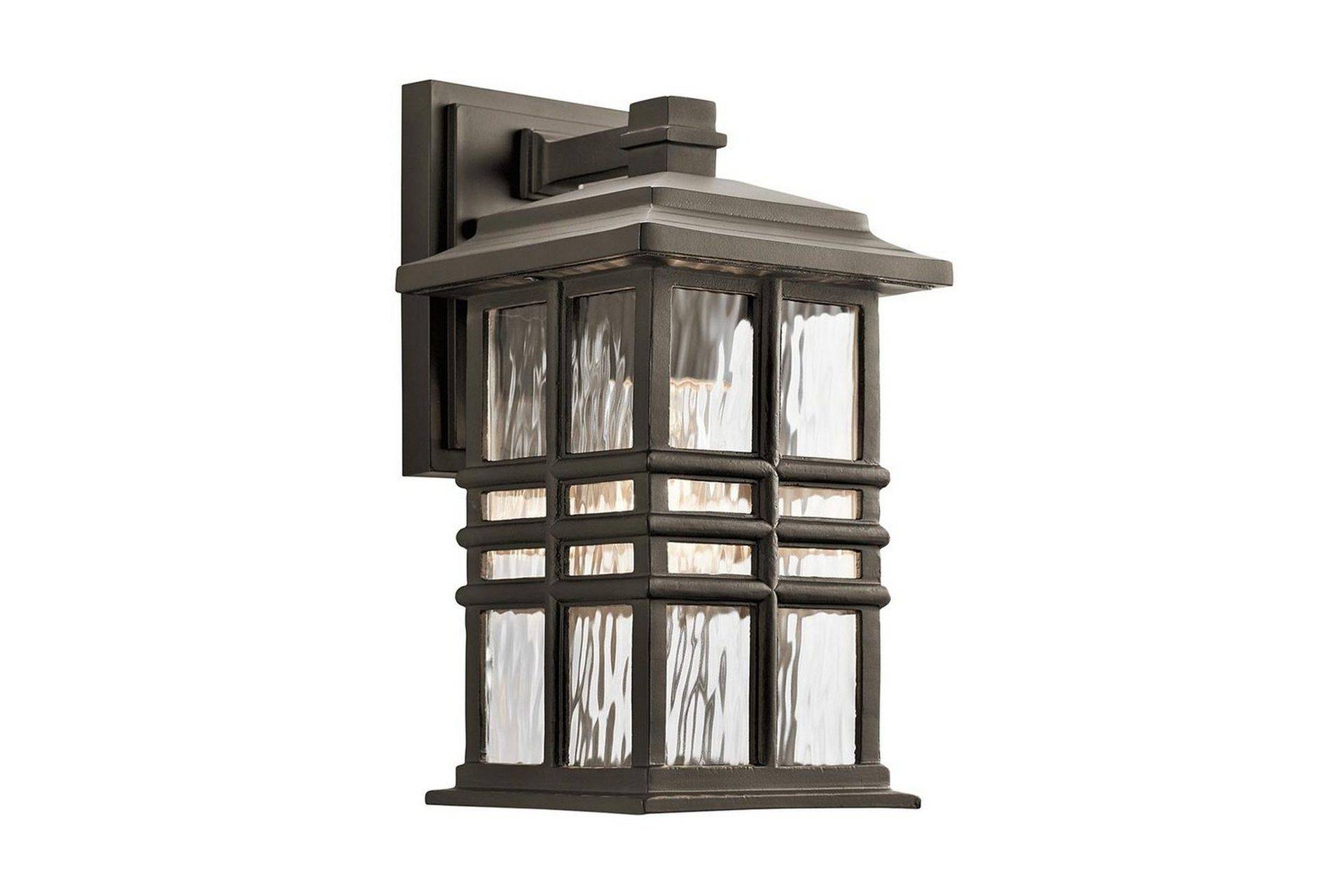 Utomhusvägglampa Kichler Beacon Square 165x302x190 mm - 165x302x190 mm Fasadbelysning
