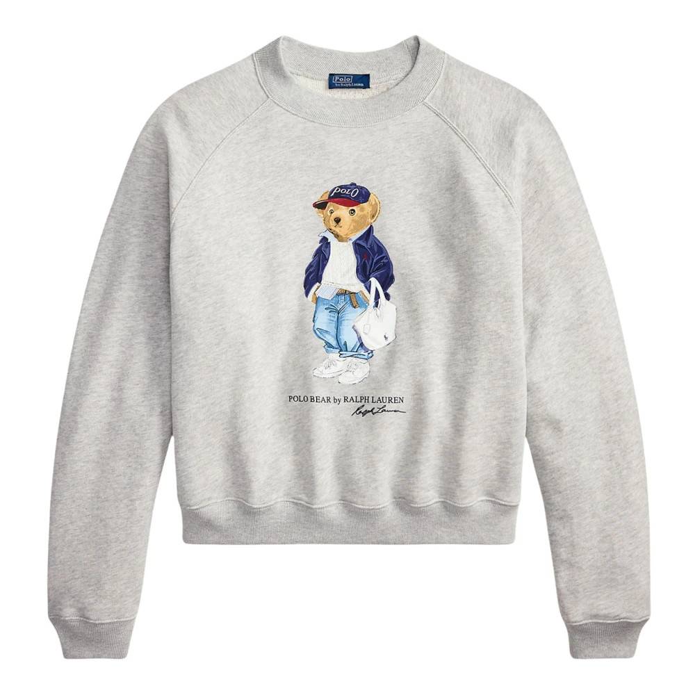 Ralph Lauren - Polo Bear Sweater Stickade Tröjor - Dam - L -