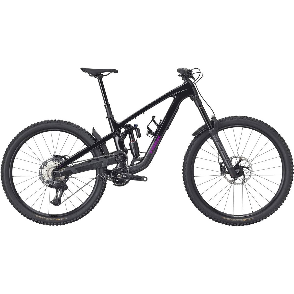 Enduro MTB Trek Slash 9.8 XT Di2 Gen 6 Dark Star/Dark Web M - Svart ( )