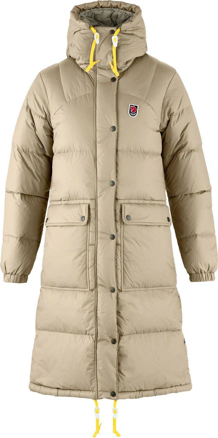 Fjällräven Women's Expedition Long Down Parka Fossil, XS