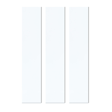 3-pak magnetark 70x297 mm., Hvidt