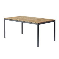 Cinas Mood matbord Antracit/teak 167,5 x 100 cm