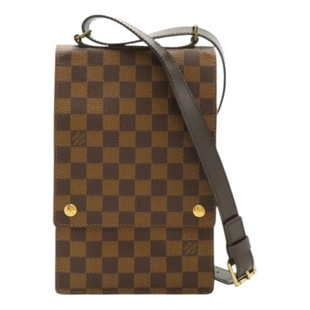 Louis Vuitton Vintage Pre-owned Canvas Skuldertaske - Vintage - Dame - Brun - ONE SIZE - Uld