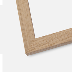 Ramme Trendline Eg 30x30 cm - Passepartout Sort 20x20 cm