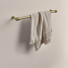 Vola T19/800 - 19 håndklædestang i 80 cm - poleret messing natur
