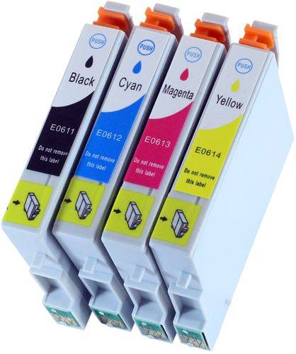 T061 Blækpatron MultiPack Bk/C/M/Y til Epson
