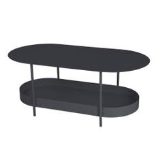 Fermob - Salsa Low Table Anthracite 47 - Udendørs små borde og sideborde - Goula & Figuera - Metal