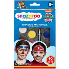 Snazaroo Ansiktsfärg - 8 Färger - Paw Patrol Chase & Marshall - Snazaroo - One Size - Smink